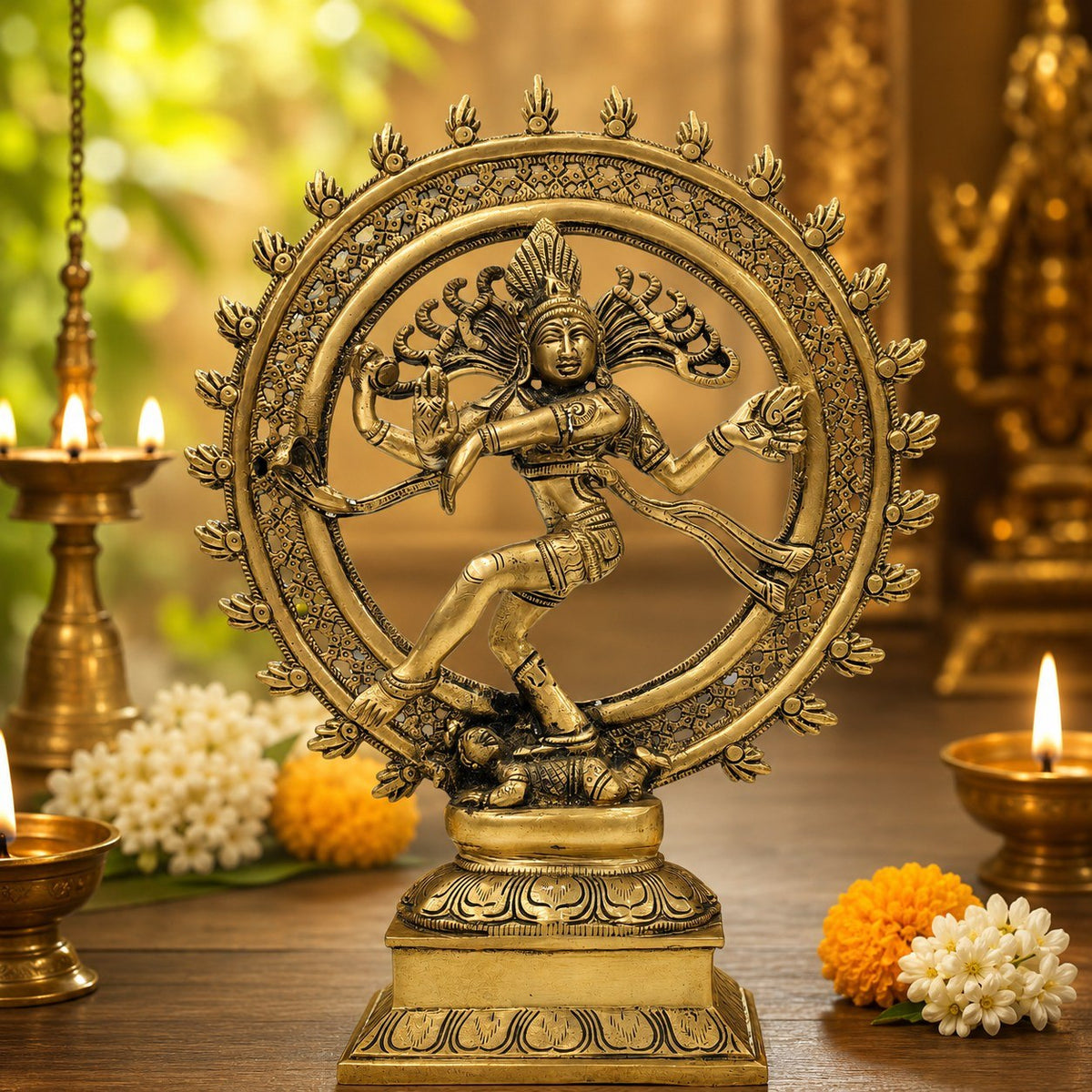 Classic Brass Nataraja Statue