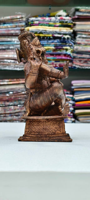 Lord Narasimha & Lakshmi Copper Statue