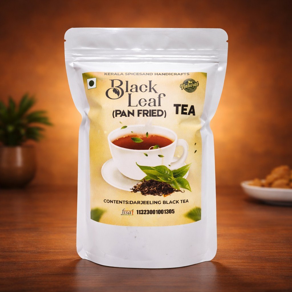 Black Tea leaf - Pan fried ( Standing pouch)