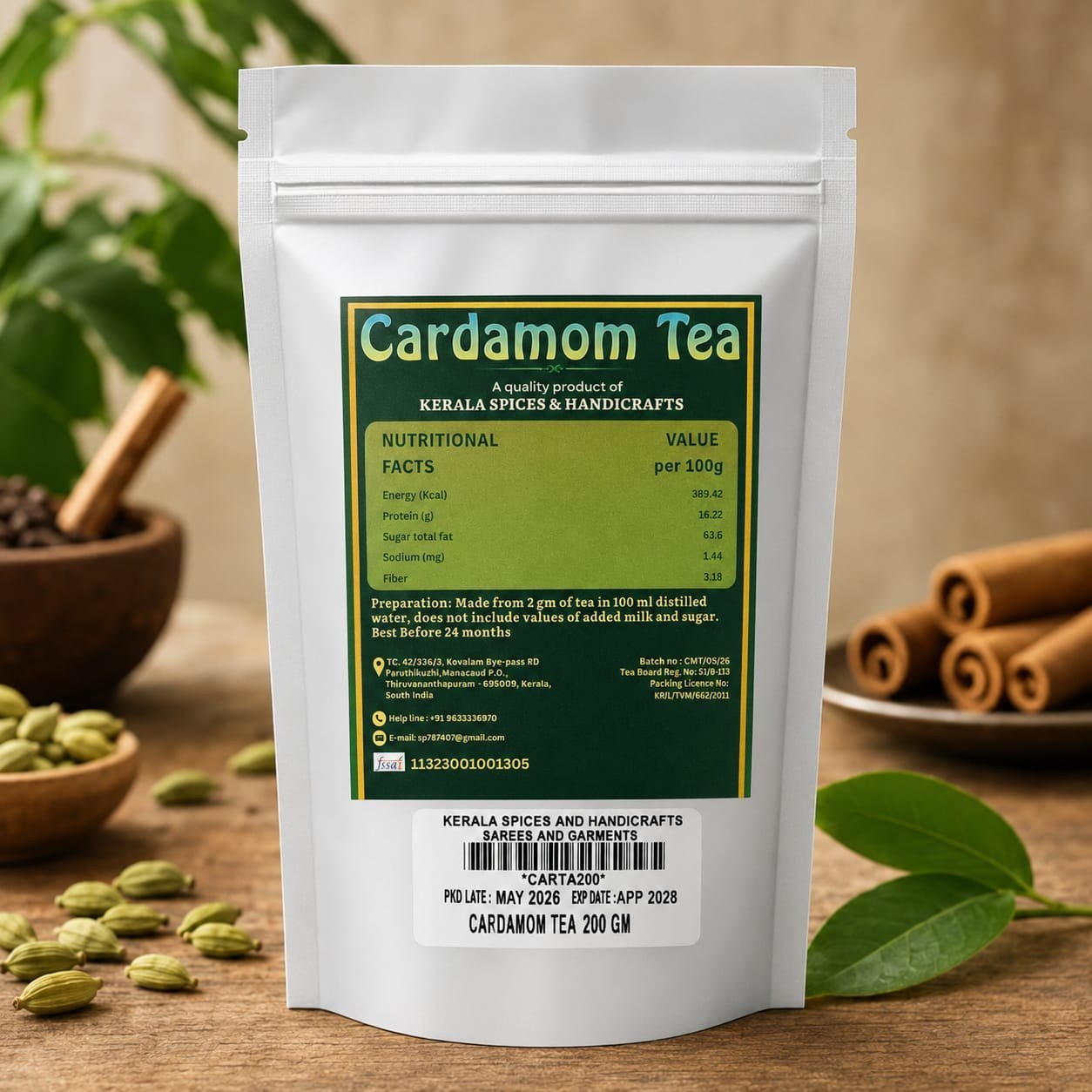 Cardamom Tea
