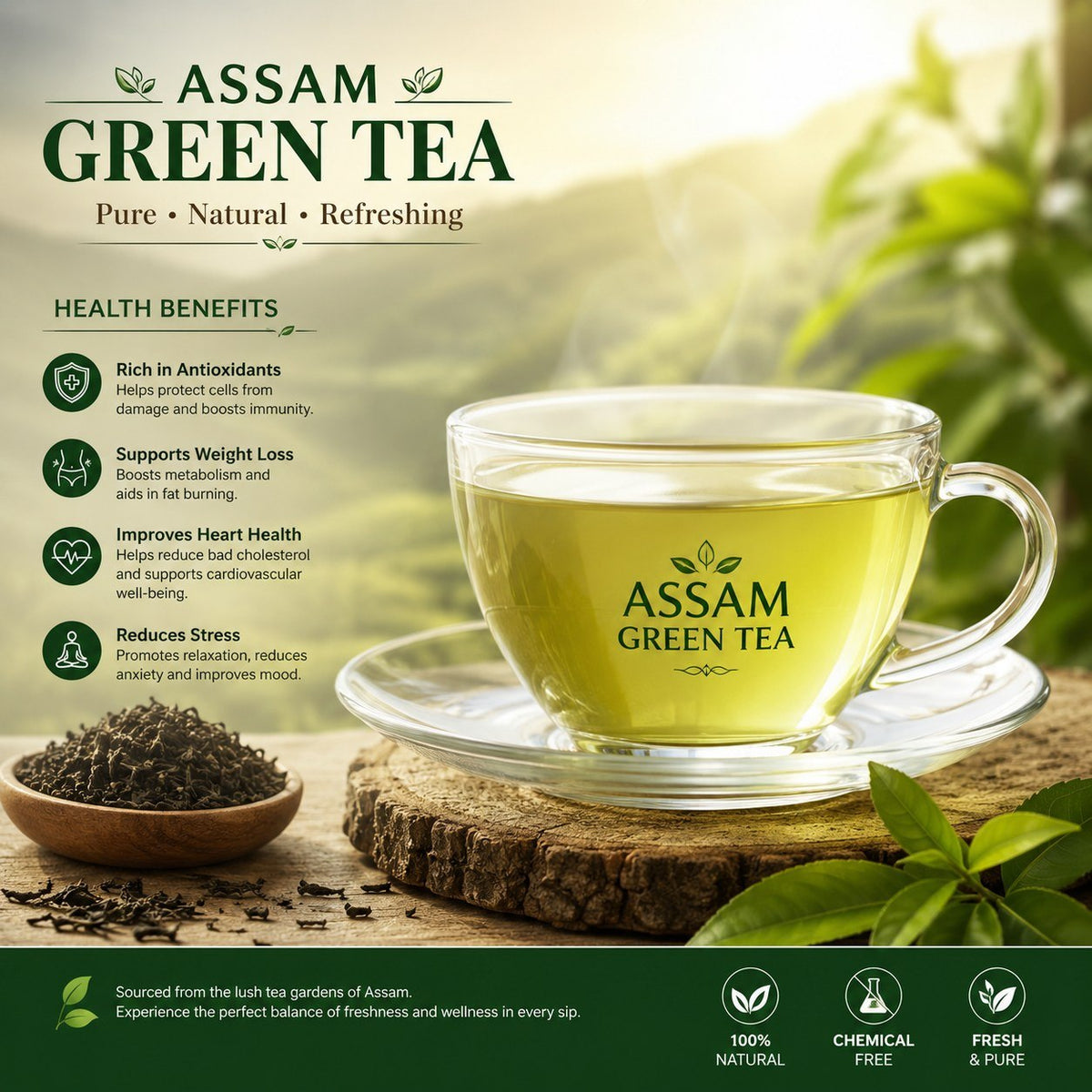 Assam Green Tea (Box)