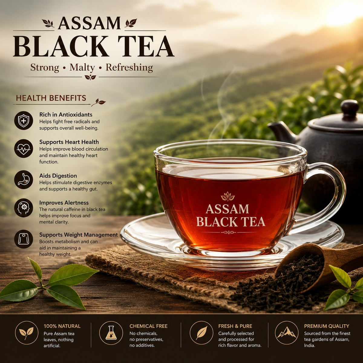 Assam Black Tea (Wooden Gift Box)