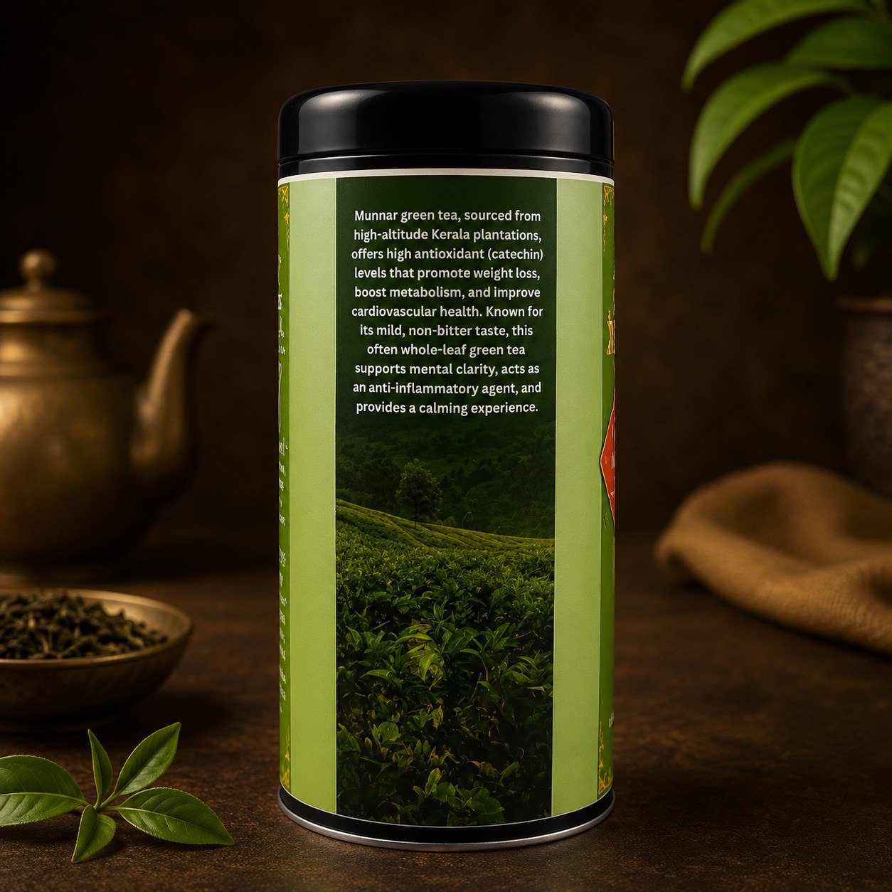 Special Munnar Green Tea (Tin)