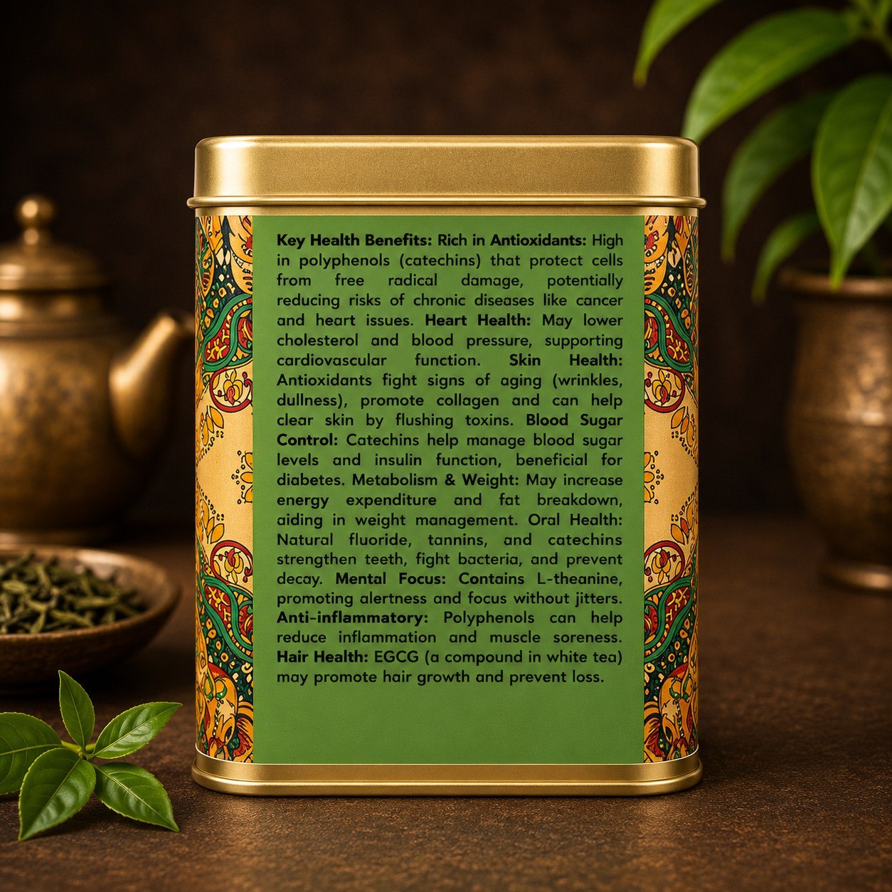Silver Tips Munnar White Tea (Tin)