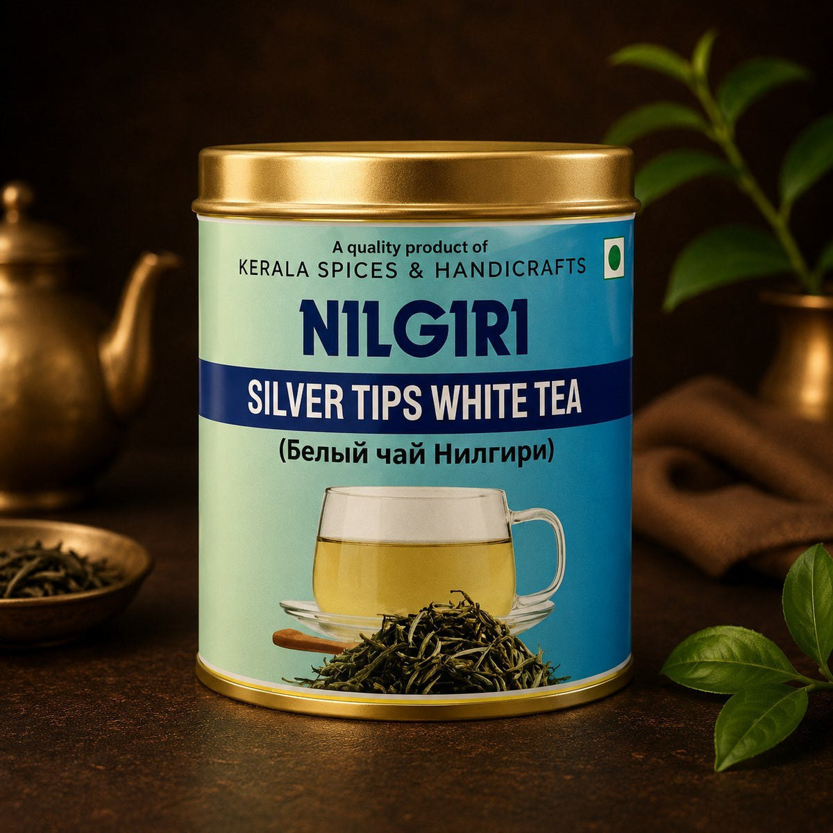 Silver Tips Nilgiri White Tea (Tin)