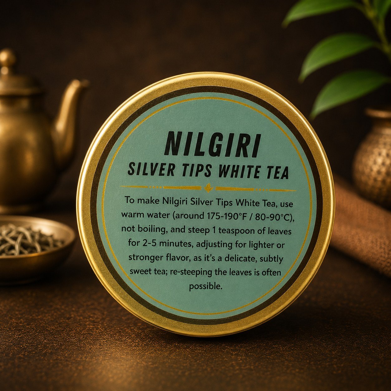 Silver Tips Nilgiri White Tea (Tin)