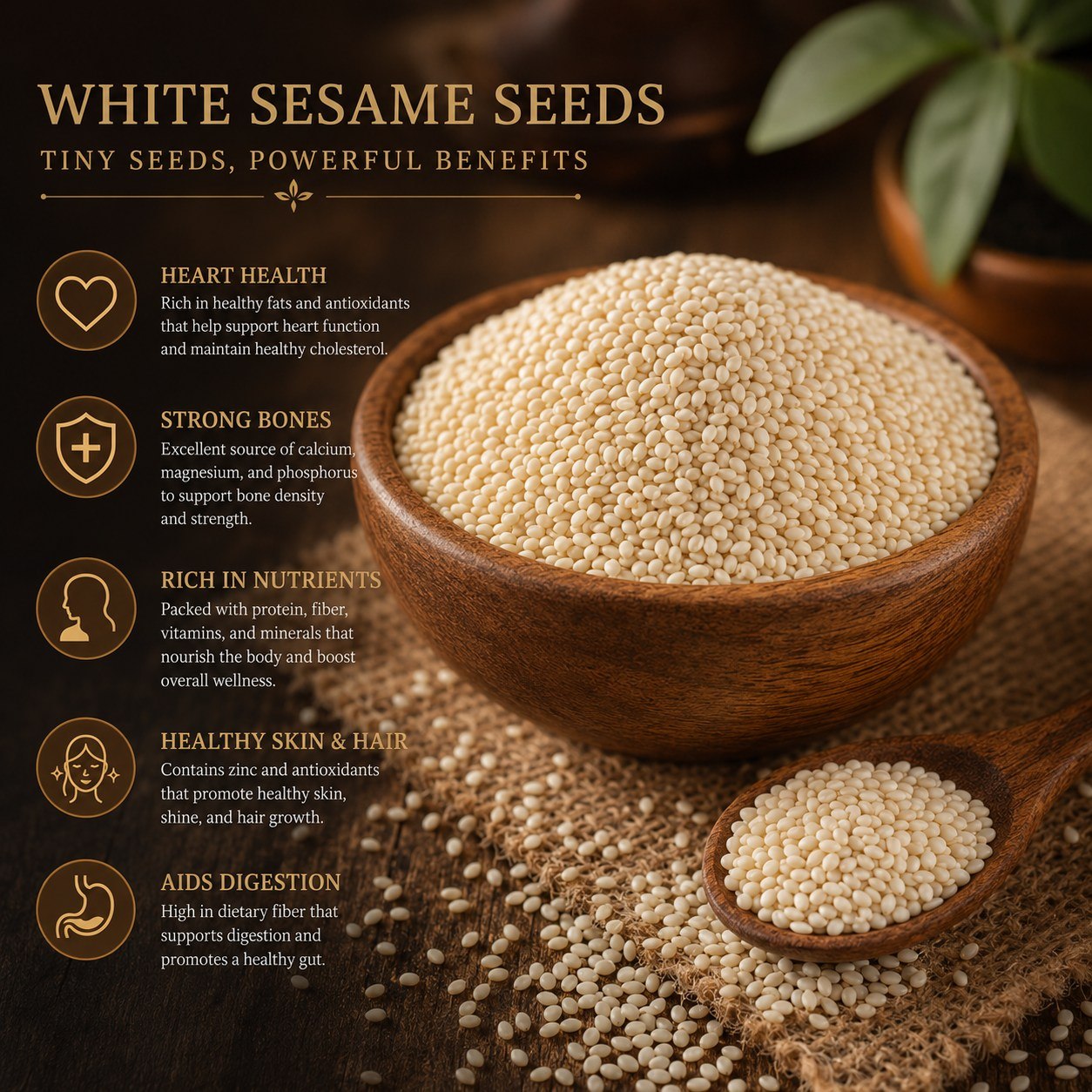 White Sesame Seeds