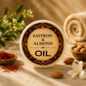 Saffron Almond Oil