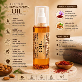Saffron Almond Oil