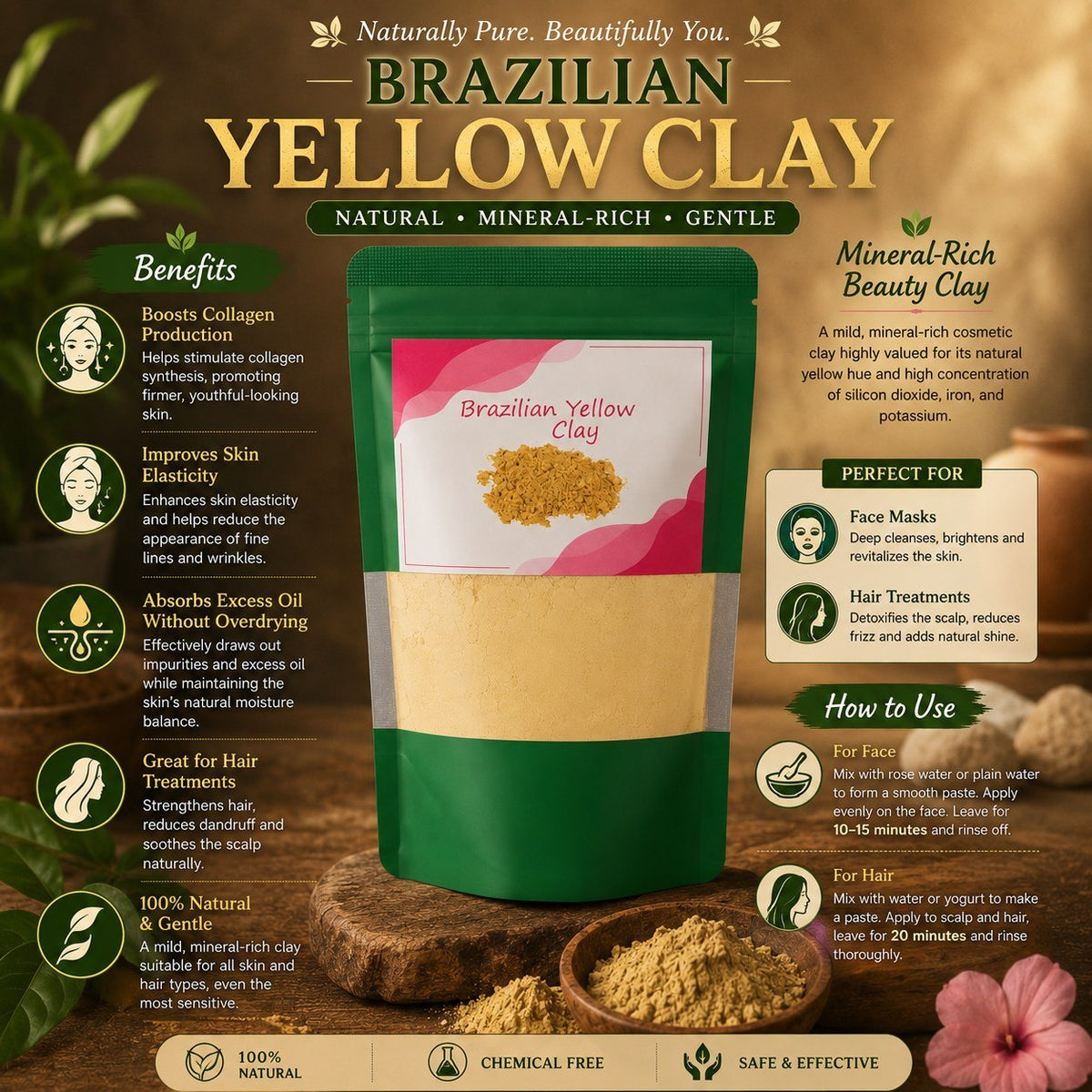 Brazilian Yellow Clay