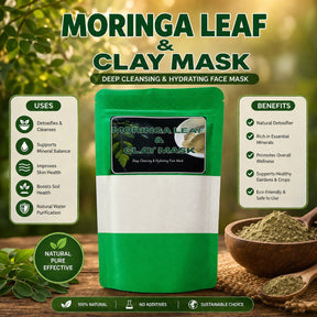 Moringa Leaf Clay Mask