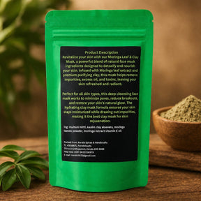 Moringa Leaf Clay Mask