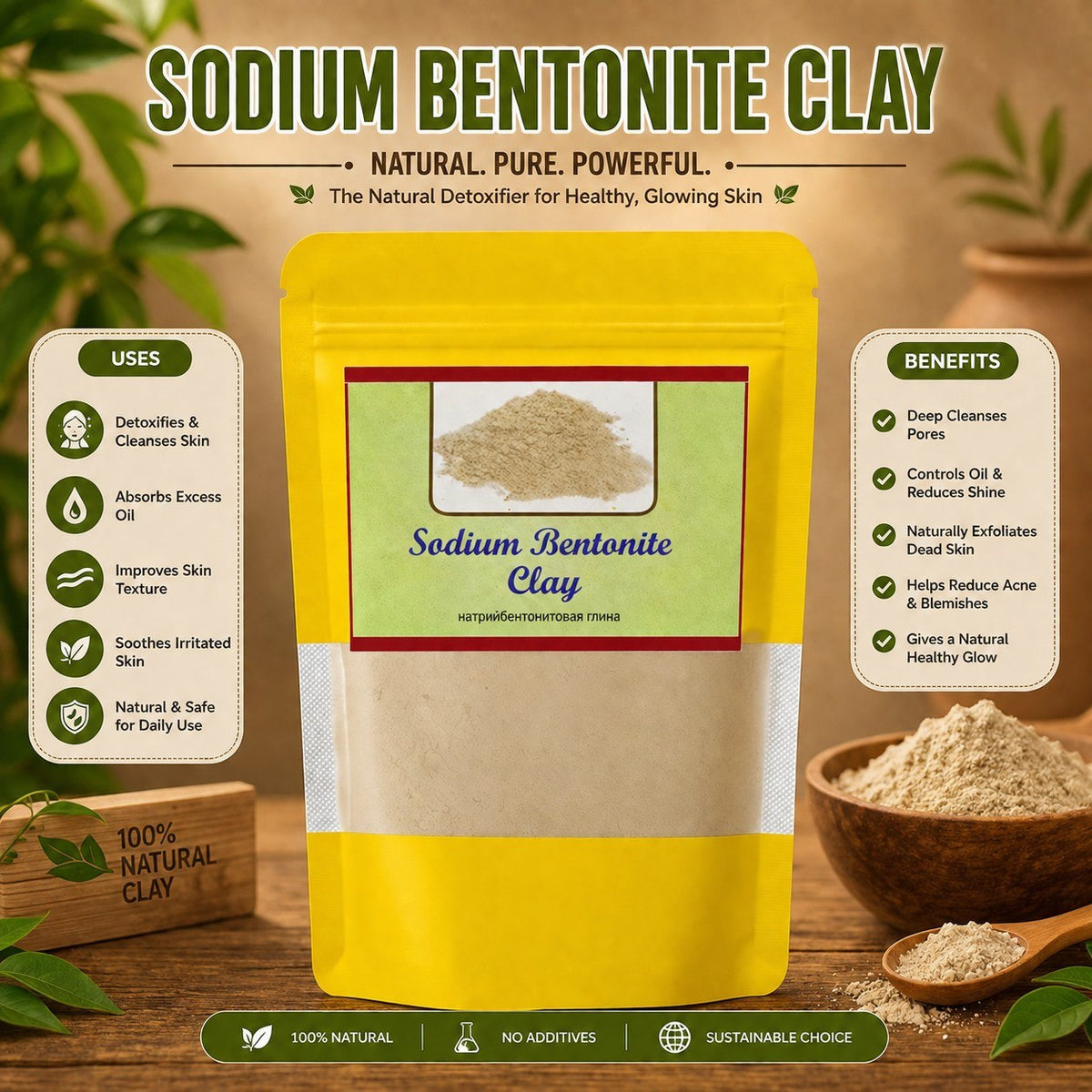 Sodium Bentonite Clay