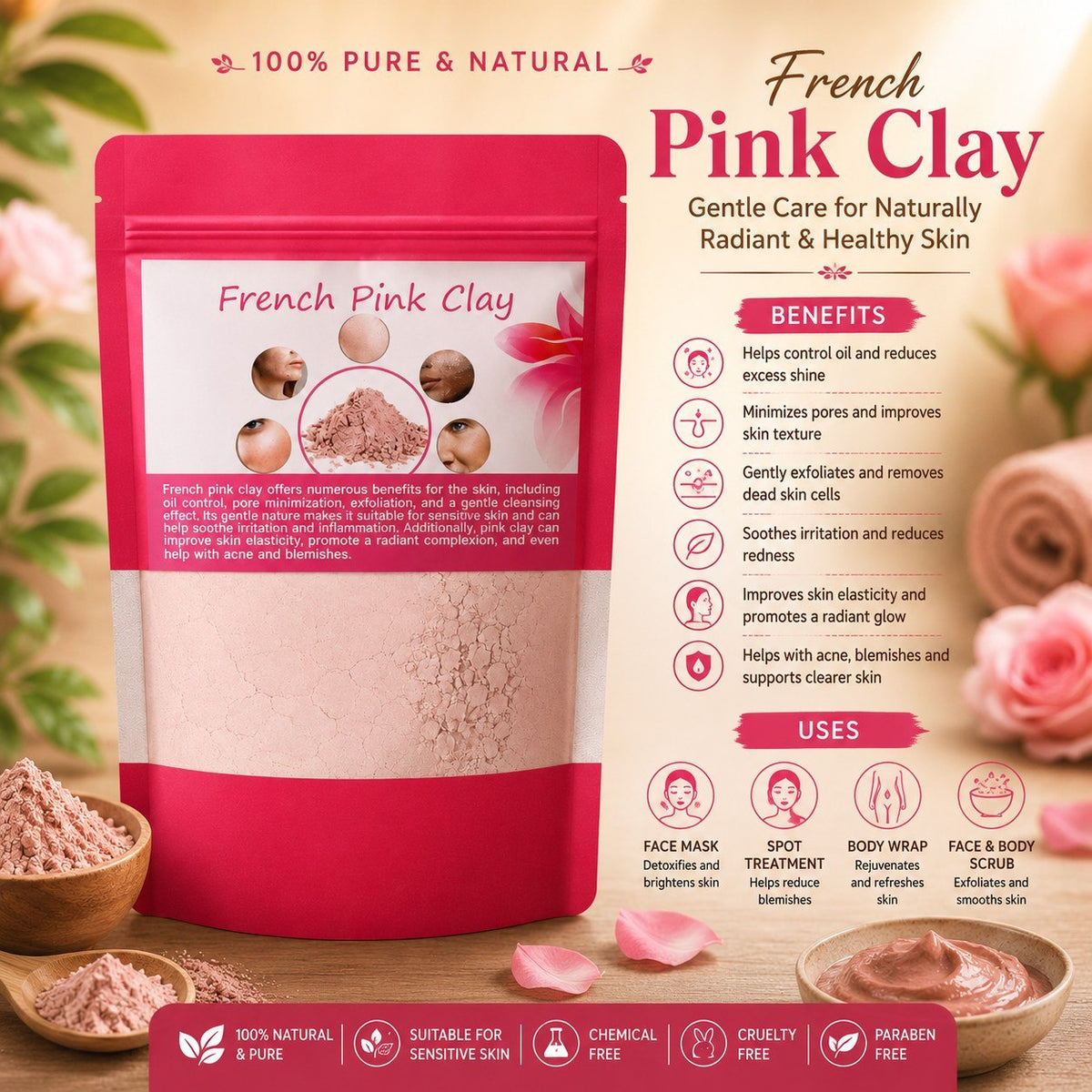 French Pink Clay
