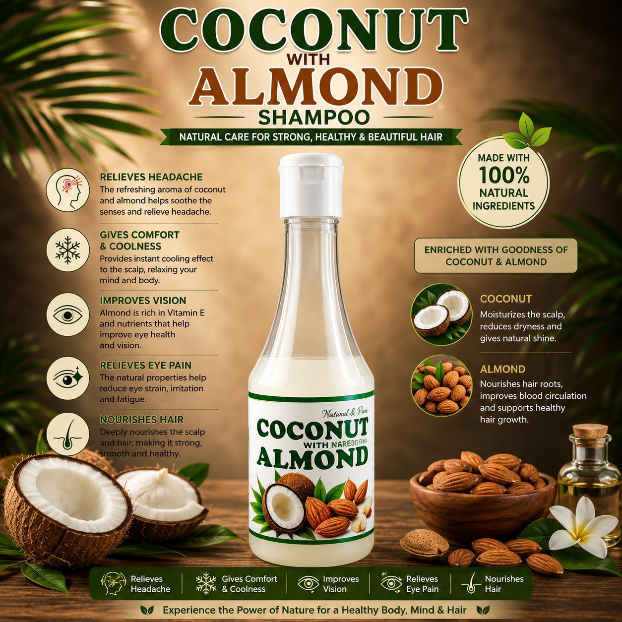 Coconut Almond Shampoo