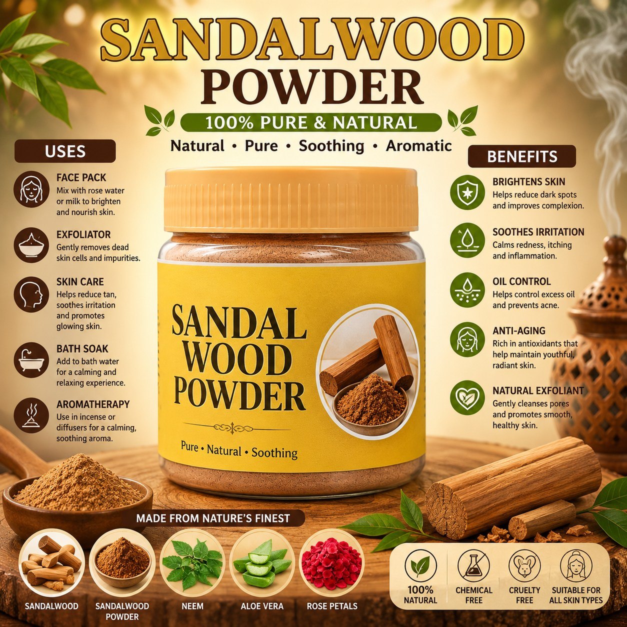 Sandalwood Powder