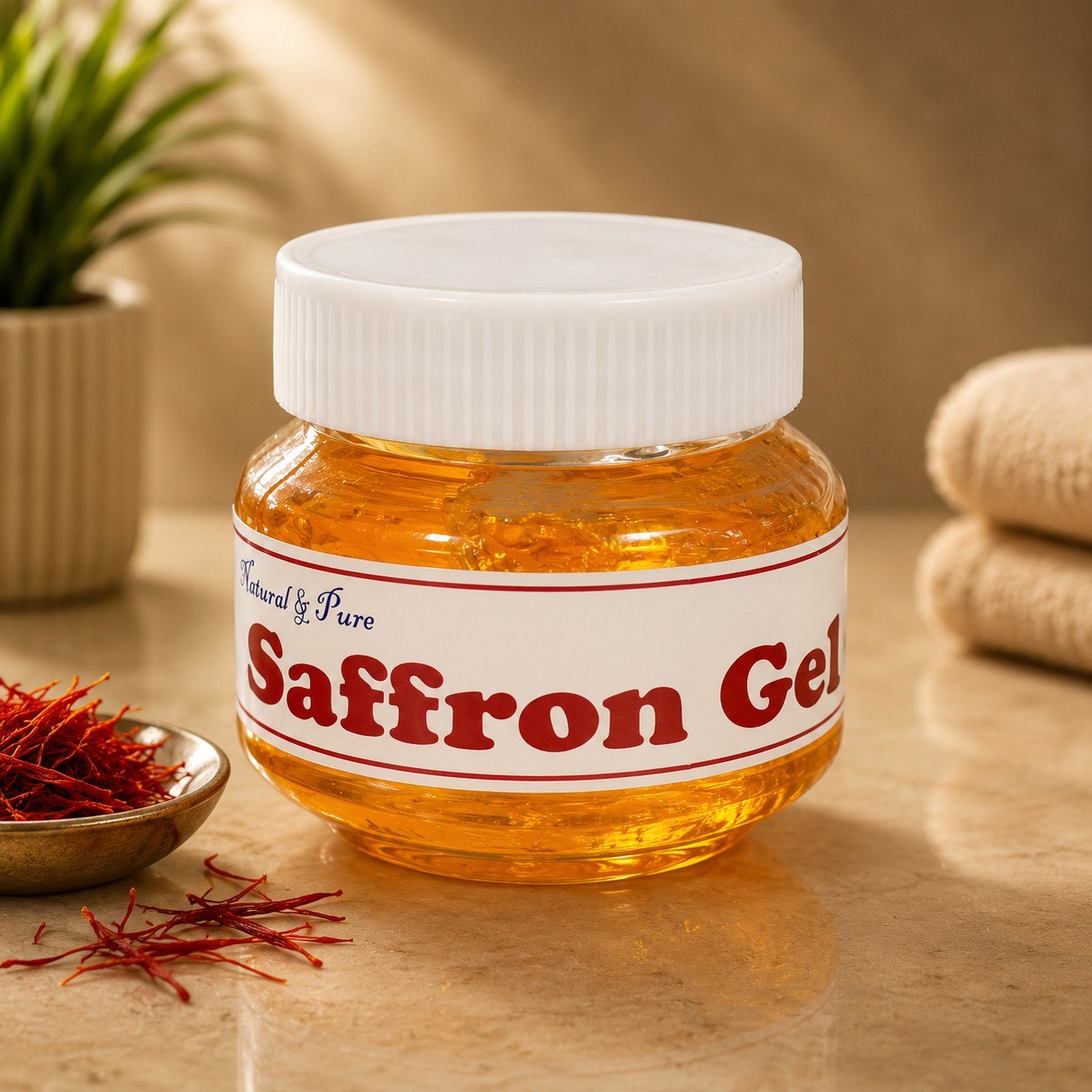 Saffron Gel