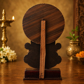 Kathakali Face with Jewels on Decorative Stand