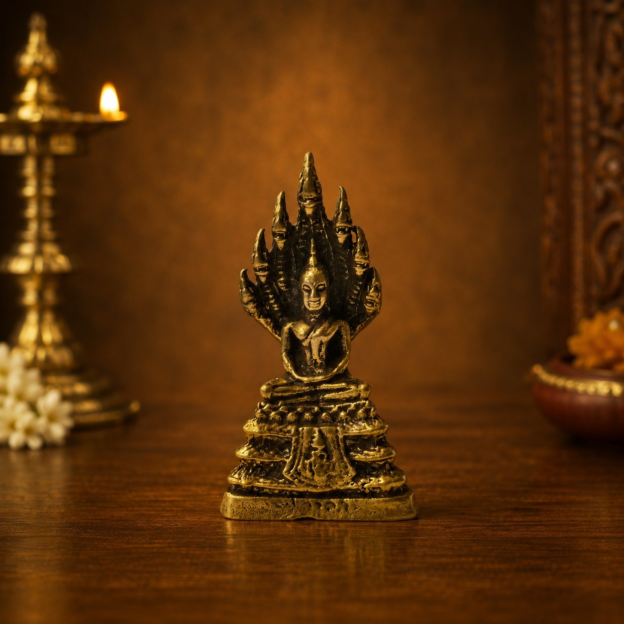 Miniature Brass Statue (Lord Ganesha,Durga Devi on Lion & more)