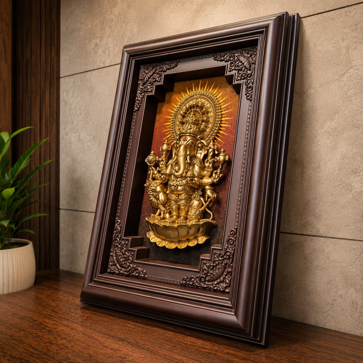 Sri Shubha Drishti Ganapathy Wall Hanging