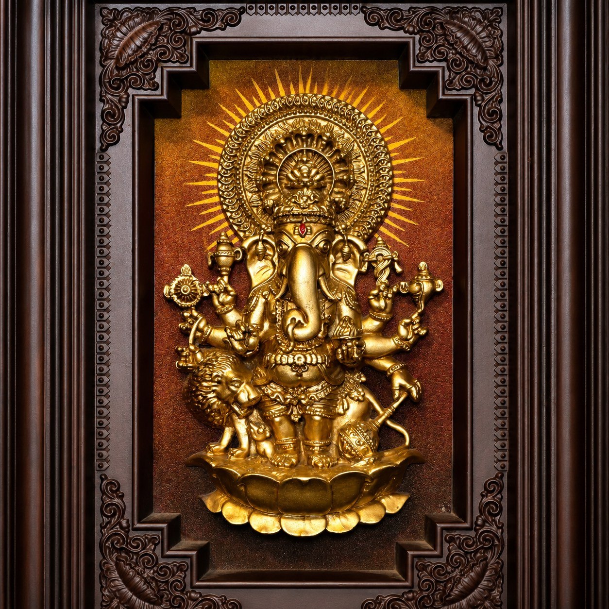 Sri Shubha Drishti Ganapathy Wall Hanging