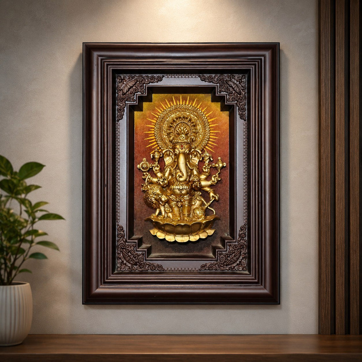 Sri Shubha Drishti Ganapathy Wall Hanging