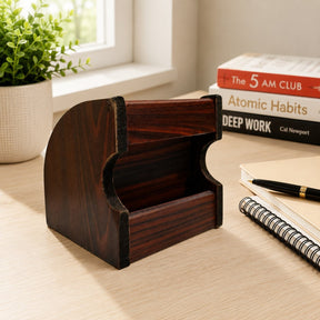Handcrafted Wooden Pen Stand
