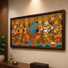 Radhamadhavam Kerala Mural Painting