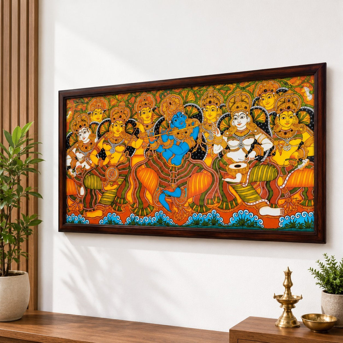 Radhamadhavam Kerala Mural Painting
