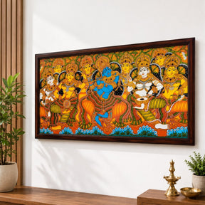 Radhamadhavam Kerala Mural Painting