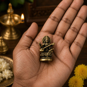 Miniature Brass Statue (Lord Ganesha,Durga Devi on Lion & more)