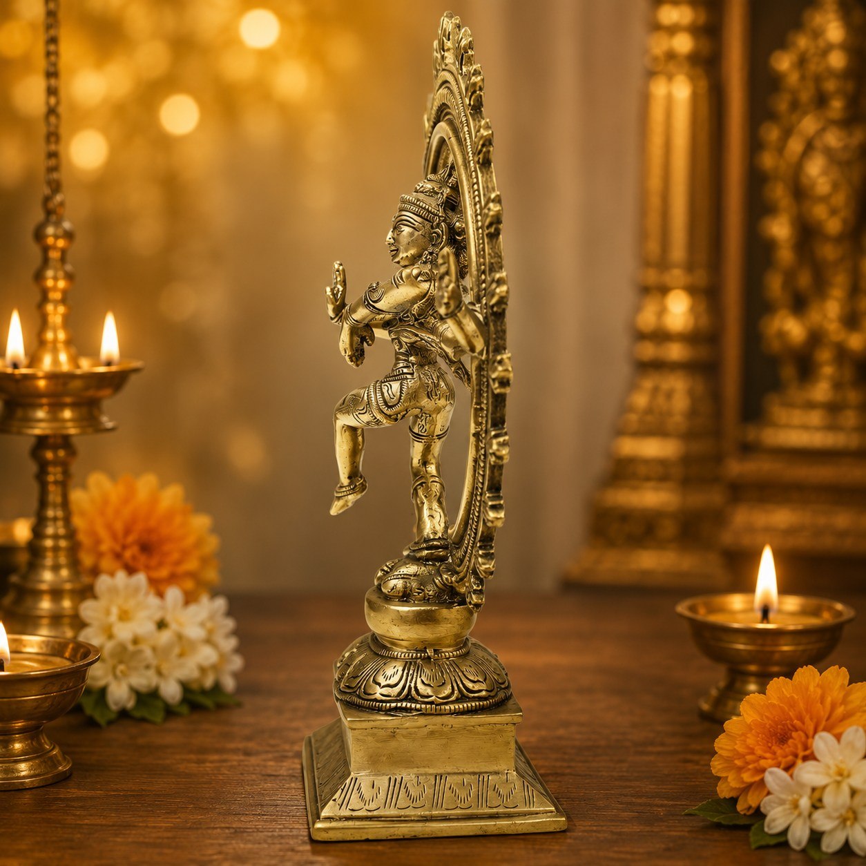 Classic Brass Nataraja Statue
