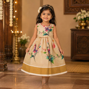 Girls' Elegant Frock