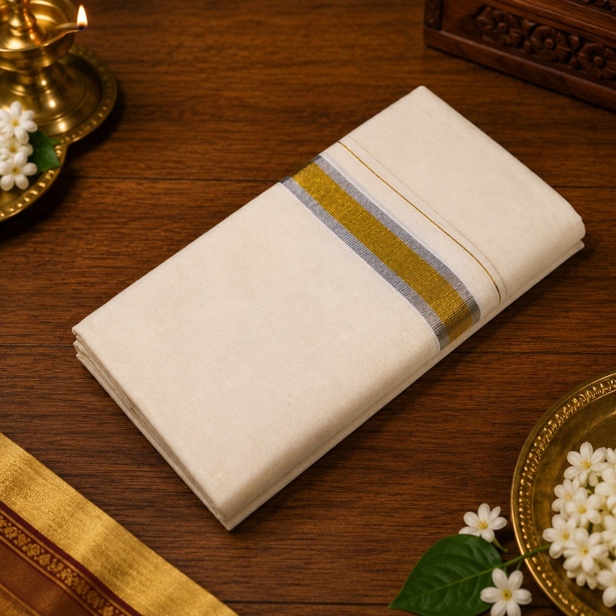 Traditional Cotton Dhoti