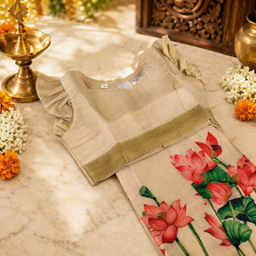 Kids Traditional Pavada Set